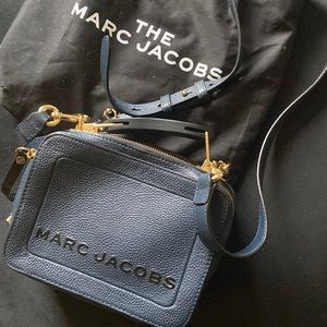 Marc Jacobs Navy Blue Mini Box Bag